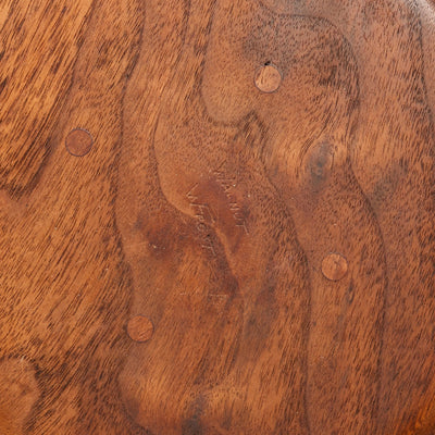 Turned Walnut Wood Bowl by William Frost, 1950s