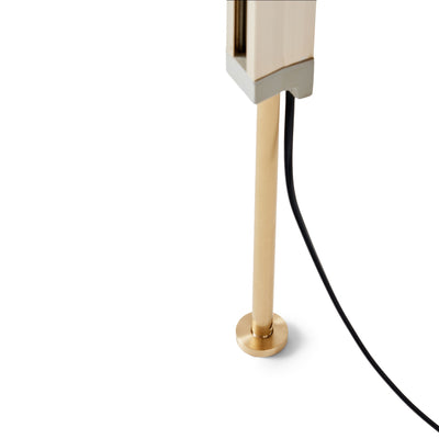 Brass Tension Pole Floor Lamp by Gerald Thurston for Lightolier