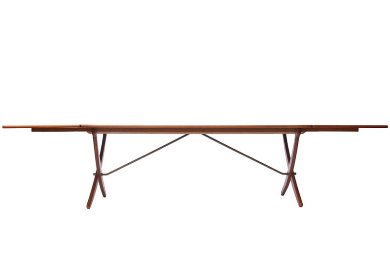 Drop Leaf Dining Table AT-314 by Hans J. Wegner for Andreas Tuck