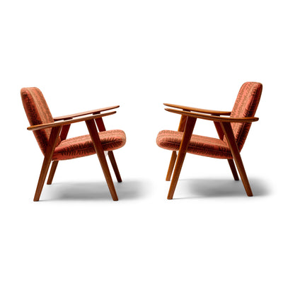 The JH 517 Teak Reading Chair by Hans J. Wegner for Johannes Hansen, 1951