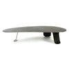 Chrysalis No. 1 Low Table in Blackened Stainless Steel with Polished Edges by WYETH, Made to Order