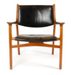 Oxhide Teak Lounge Chair by Hans J. Wegner for Johannes Hansen