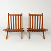 Folding Lounge Chair by Hans J. Wegner for Johannes Hansen