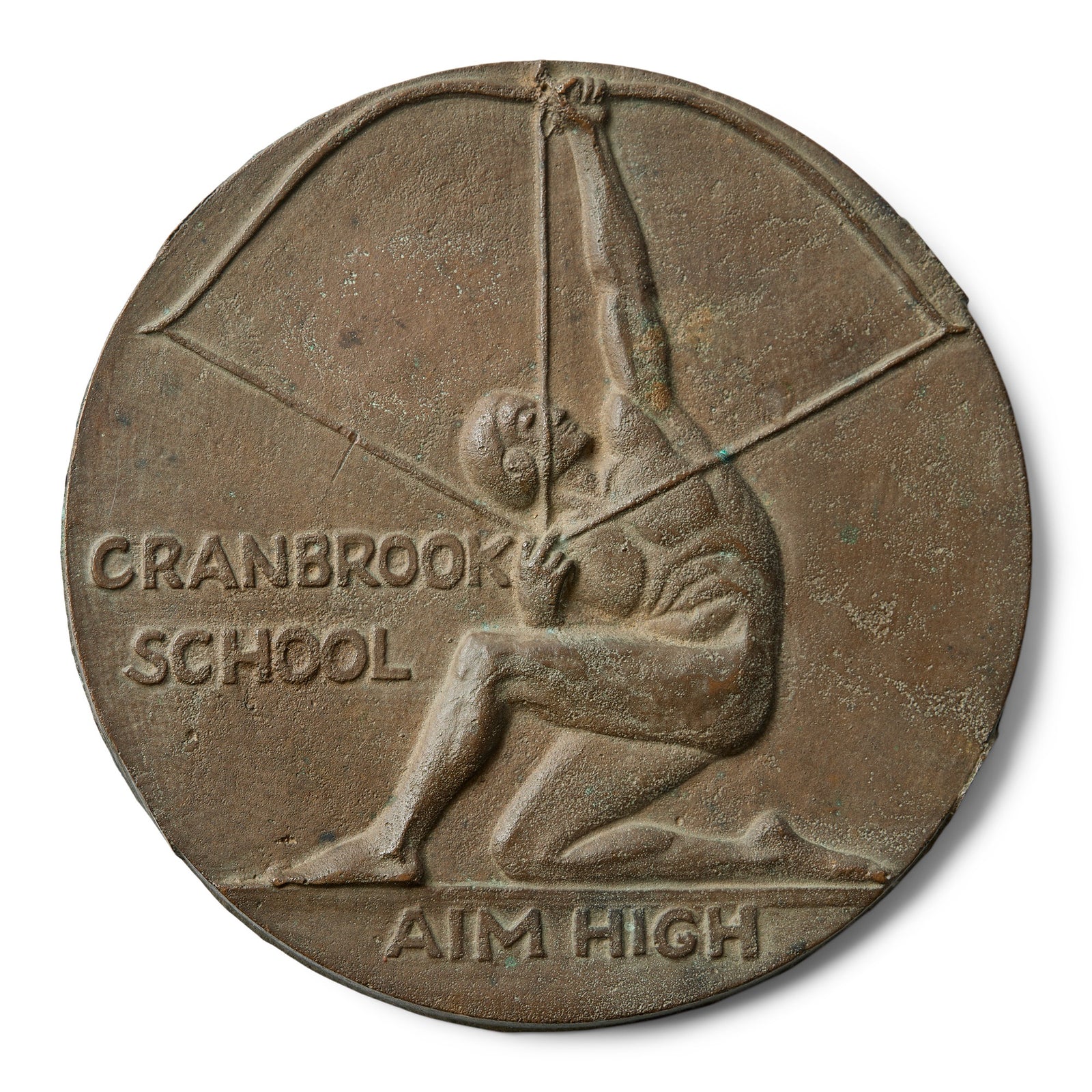 Bronze Plaque by Eliel Saarinen