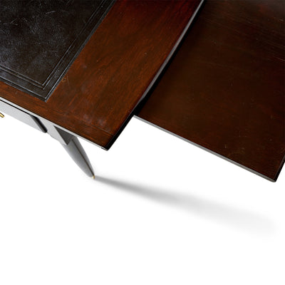 Walnut Desk with Drawers and Extension by Edward Wormley for Dunbar, 1950s