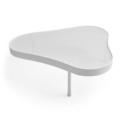 Original Biomorphic Low Table in White Steel by WYETH, Made to Order