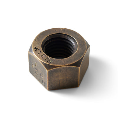 Industrial Bronze Machine Nut by WYETH