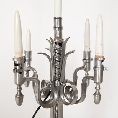 Crafted Bayonet Candelabra, 1950s