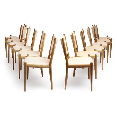 Oak and Leather Side Chair by Hans J. Wegner