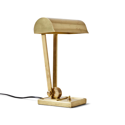 Vintage Brass Desk Lamp from USA