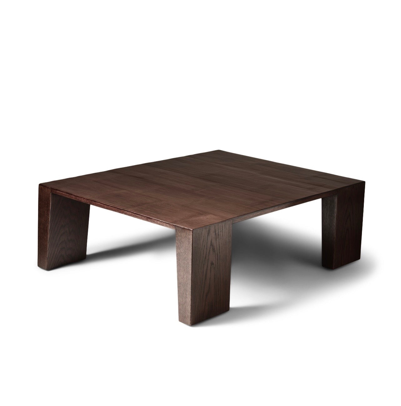 Bamboo and Solid Oak Low Table by WYETH