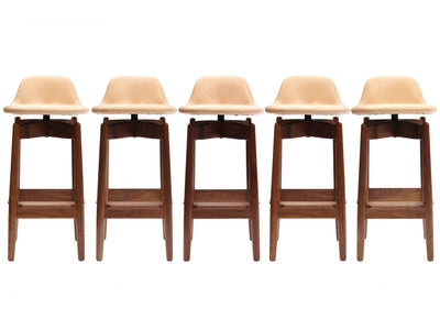 Walnut Barstool by Arne Vodder, WYETH