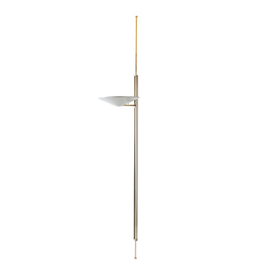 Brass Tension Pole Floor Lamp by Gerald Thurston for Lightolier