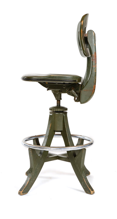 Adjustable Swiveling Architect's Stool for Sikes
