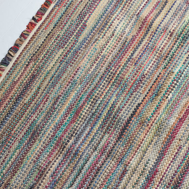 Vintage Handmade Rag Rug