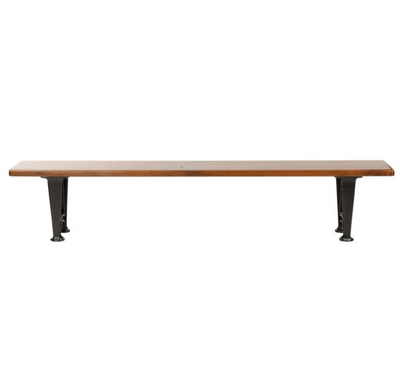 Custom Bench with Cast Iron Legs by WYETH