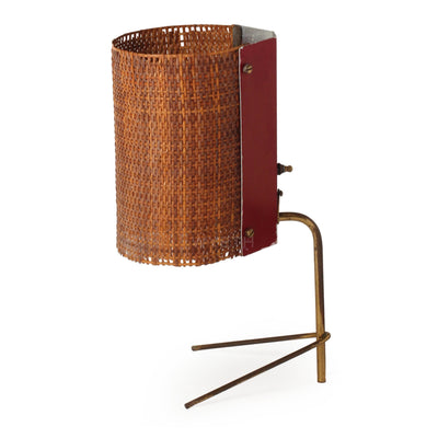 Modernist Cane Table Lamp for Raymor