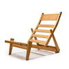 Rare Folding Lounge Chair by Hans J. Wegner for A.P. Stolen