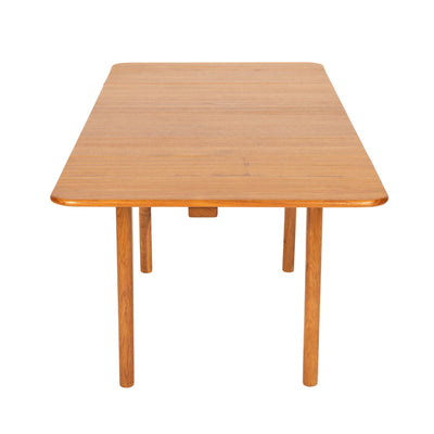 Teak Top Drop Leaf End Table by Hans Wegner, 1950's