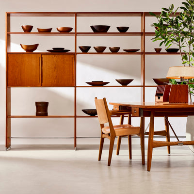 Teak Shelving and Storage Unit by Hans J. Wegner for Ry Mobler