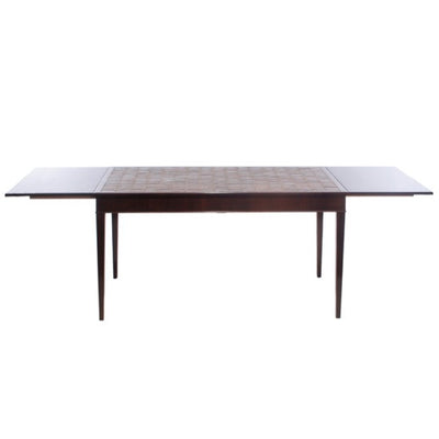 Rosewood and Tile Top Desk or Library Table by Frits Henningsen