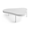 Original Biomorphic Low Table in White Steel by WYETH, Made to Order