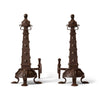 Arts and Crafts Riveted Andirons