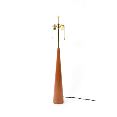 Teak Table Lamp by Ernst Henriksen