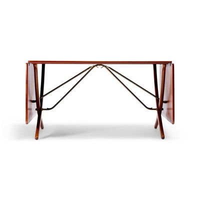 Teak and Oak Drop Leaf Table AT-304 by Hans J. Wegner for Andreas Tuck