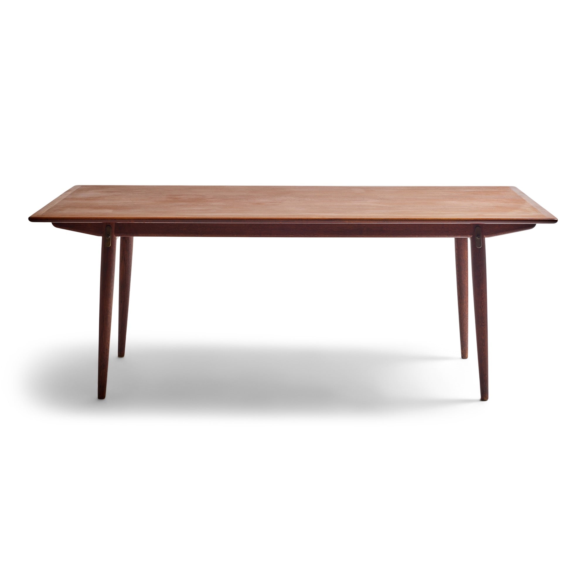 Teak Extension Dining Table by Hans J. Wegner for Johannes Hansen