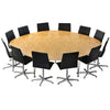 'Super Ellipse' Conference or Dining Table by Piet Hein for Bruno Mathsson