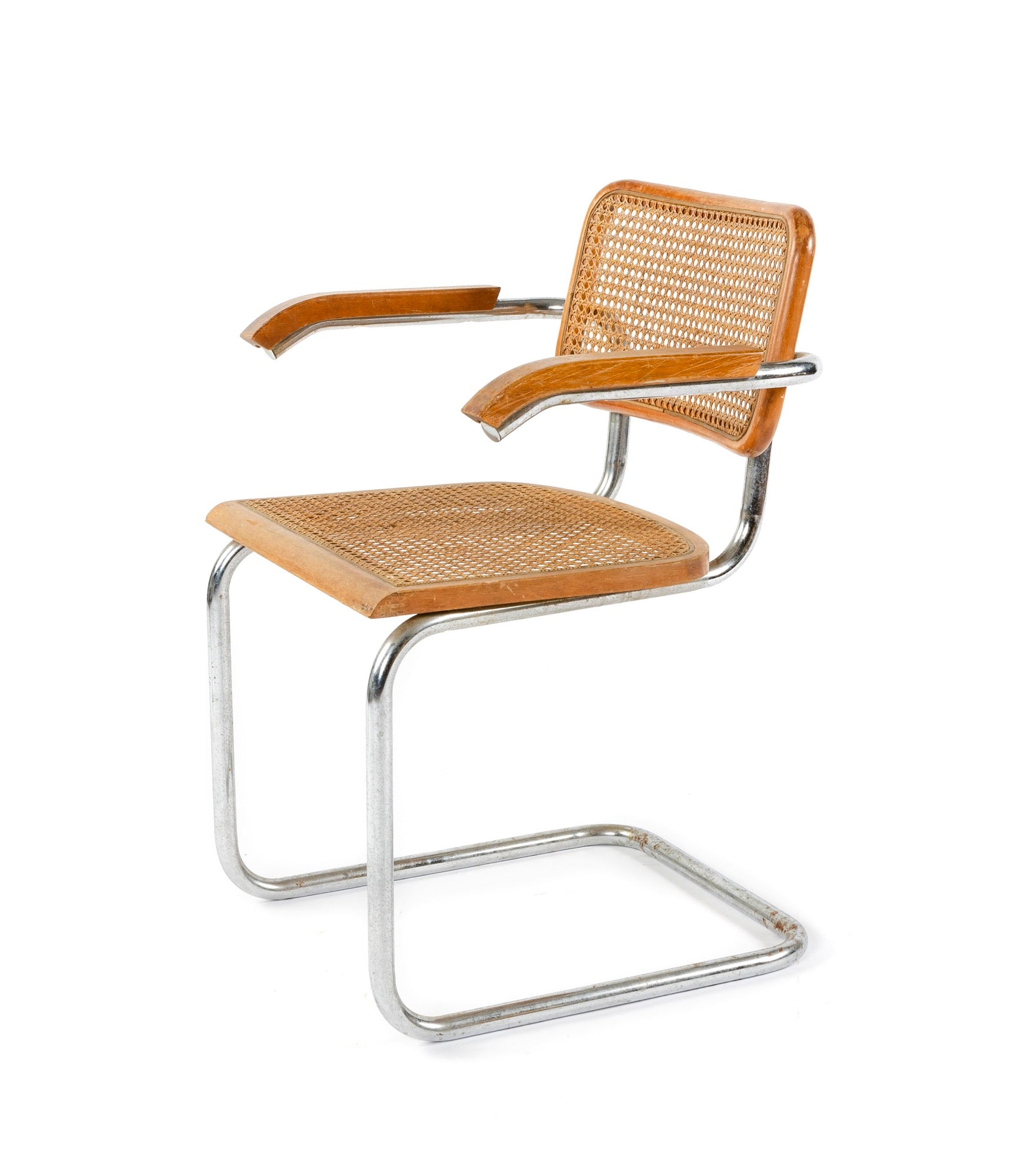 Cesca chair Marcel Breuer 89年イタリア製　張替済 Cesca Armchair by Marcel Breuer, 1928 - WYETH