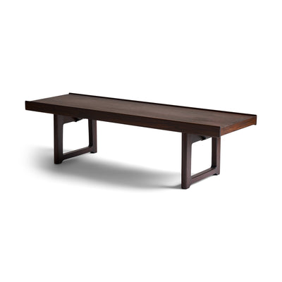 Rosewood Low Table Bench by Torbjorn Afdal for Bruksbo