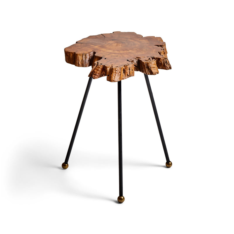 Burl Side Table