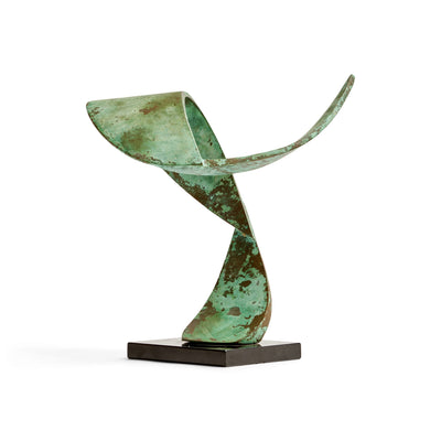 Bronze Abstract Sculpture by John D Ferguson, 1987