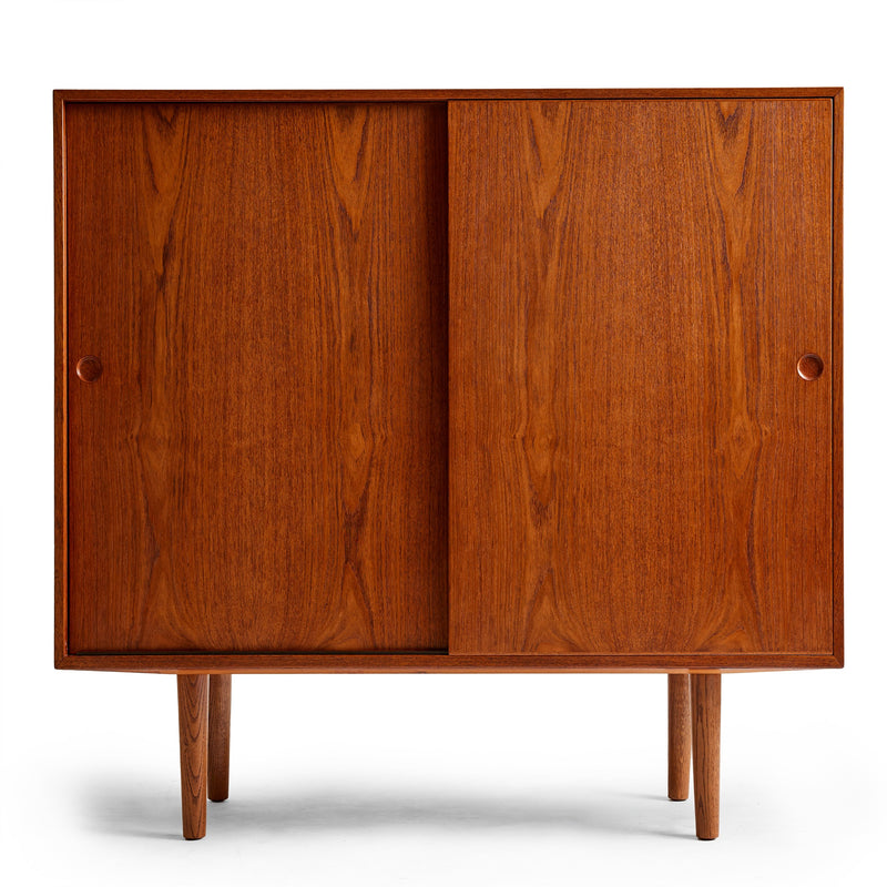 Tall Linen Cabinet by Hans J. Wegner for Johannes Hansen