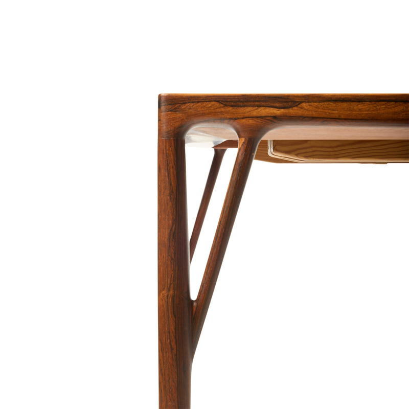 Rosewood Extension Dining Table by Vestergaard Jensen for Peder Pedersen