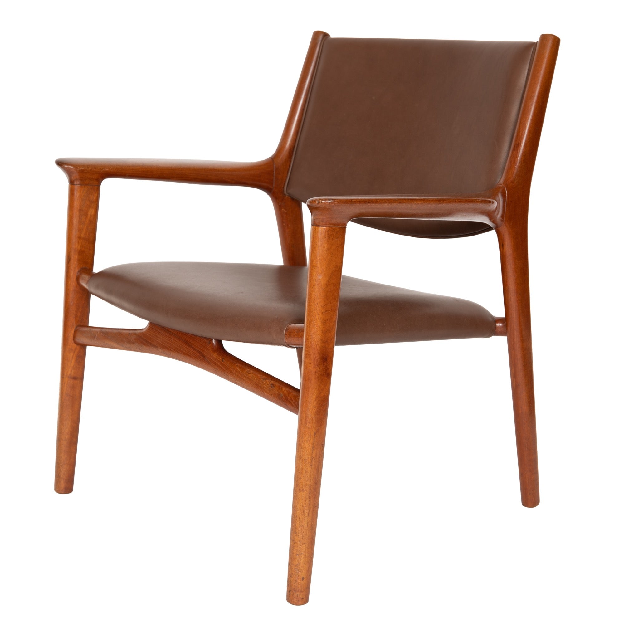 Teak Lounge Chair by Hans J. Wegner for Johannes Hansen, 1958