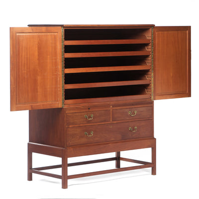 Cuban Mahogany Cabinet by Kaare Klint for Rud Rasmussen