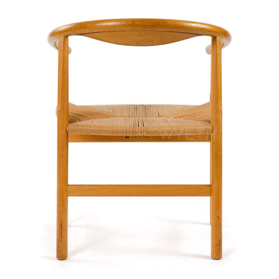 Oak Arm Chair with Wenge Inlay by Hans J. Wegner for PP Mobler