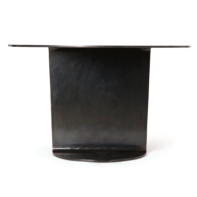 The ‘Gong’ Table in Blackened Steel by WYETH, Made to Order