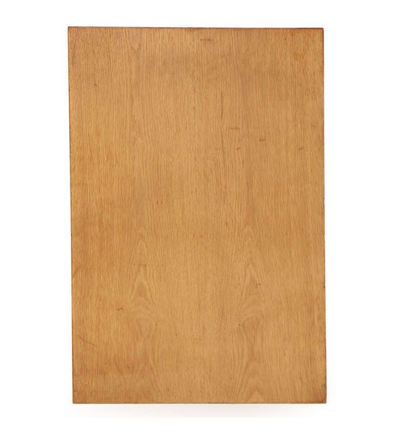 Oak Tambour Door File Cabinet by Hans J. Wegner for Johannes Hansen, 1960s