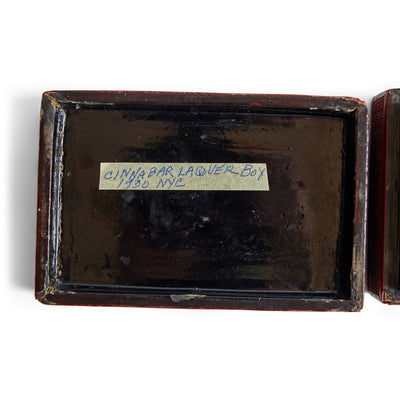 Cinnabar Box from China