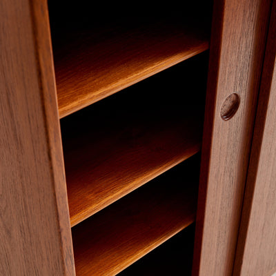 Rare Storage or Wardrobe Cabinet by Hans J. Wegner for Johannes Hansen