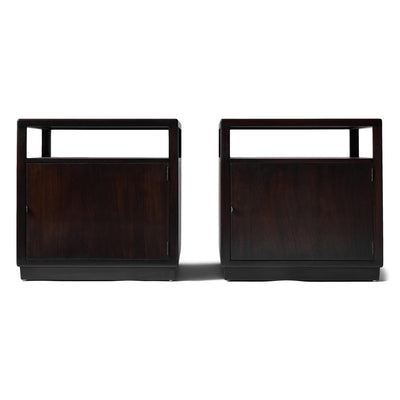 Two Tiered End Table Cabinet by Edward Wormley for Dunbar, 1950s