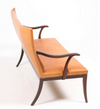 Leather Settee by Frits Henningsen