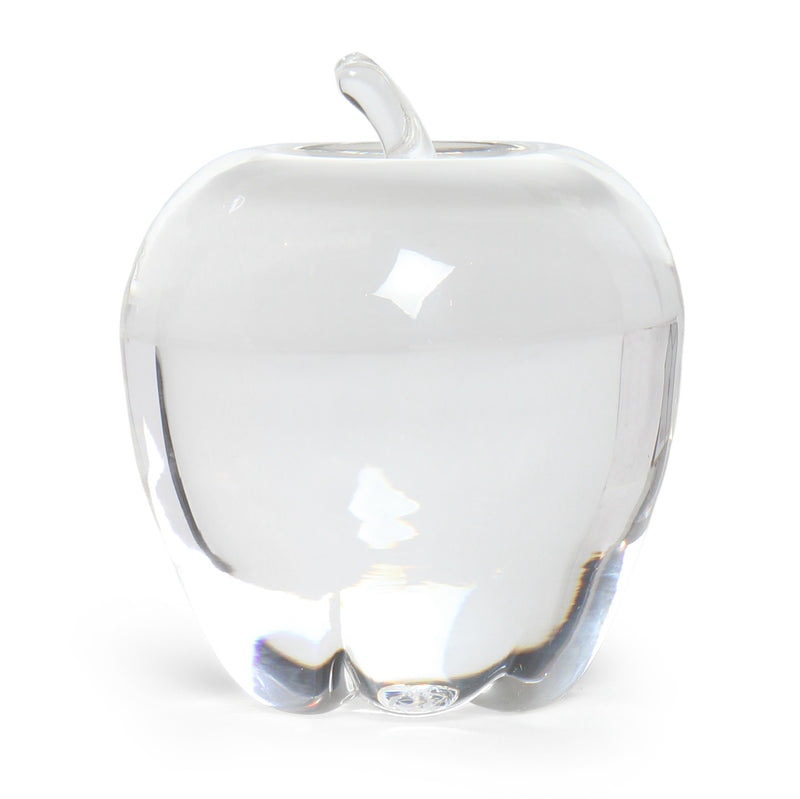 Glass Apple Sculpture by Steuben