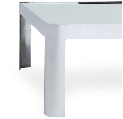 Polished Steel Low Table from USA
