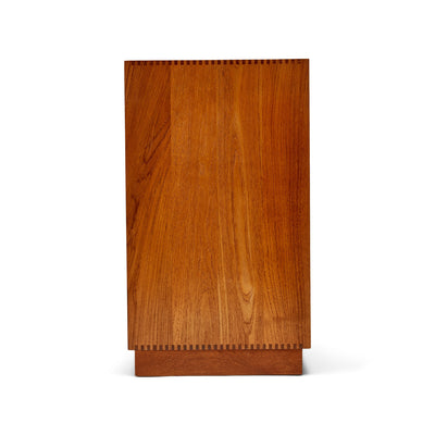 A Solid Teak Two Door Storage Cabinet by Peter Hvidt & Orla Mölgaard-Nielsen - WYETH
