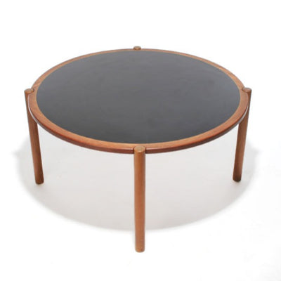 Reversible Top Low Table in Teak and Oak by Hans J. Wegner for Johannes Hansen